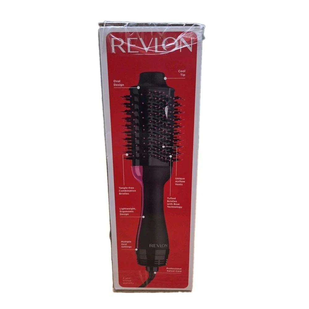 Revlon One-Step Plus Hair Dryer and Volumizer - Black/Red - RVDR5298 (B8) OB